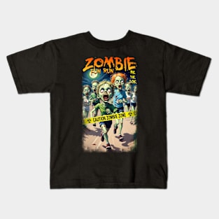 Zombie Fun Run Kids T-Shirt